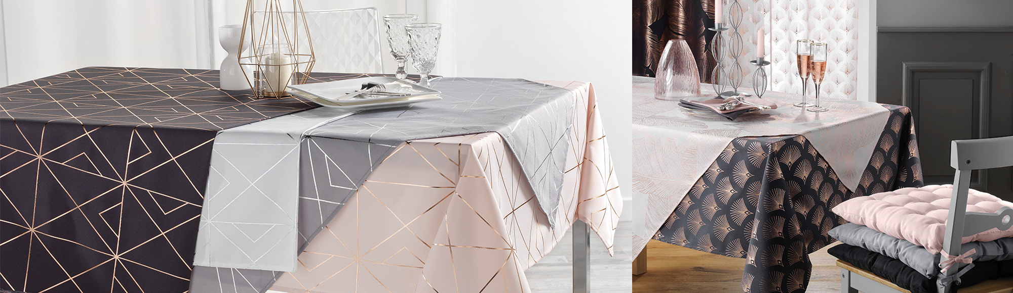 U10 - Douceur d'intérieur - Linge de table - Linge de maison - Nappes Goldy - Quadris