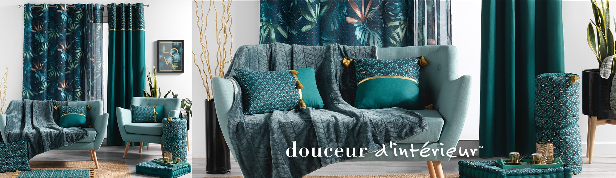 U10 - Fournisseur en décoration d'intérieur - marque douceur d'interieur - ameublement deco - theme blue garden