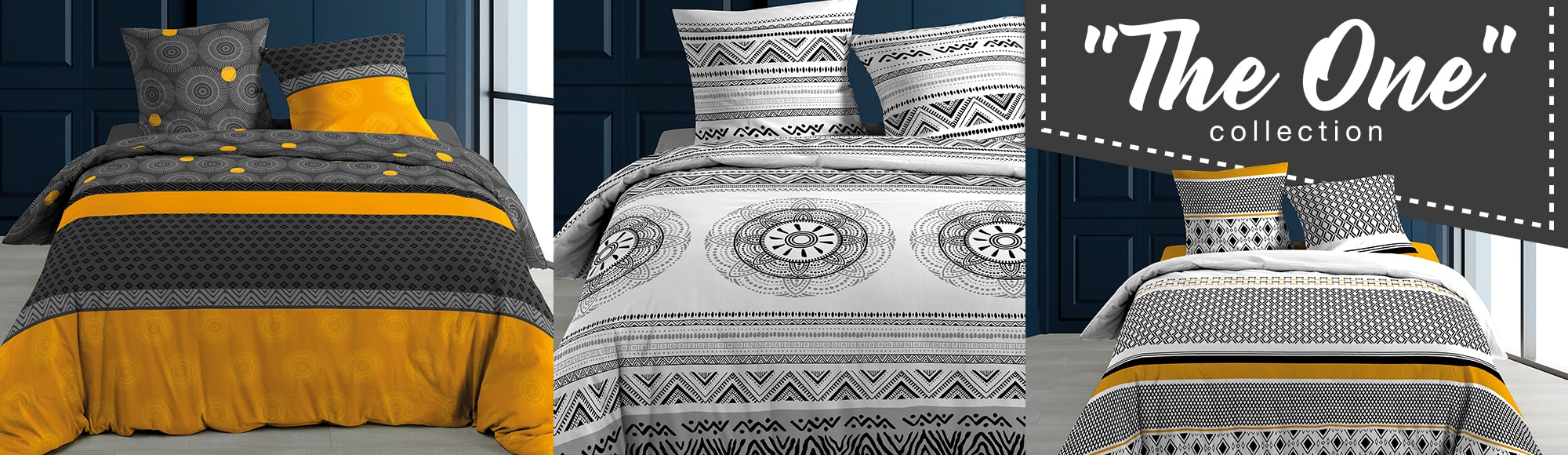 U10 - Fournisseur en décoration d'intérieur - marque douceur d'interieur - linge de lit - 57 fils - the one collection