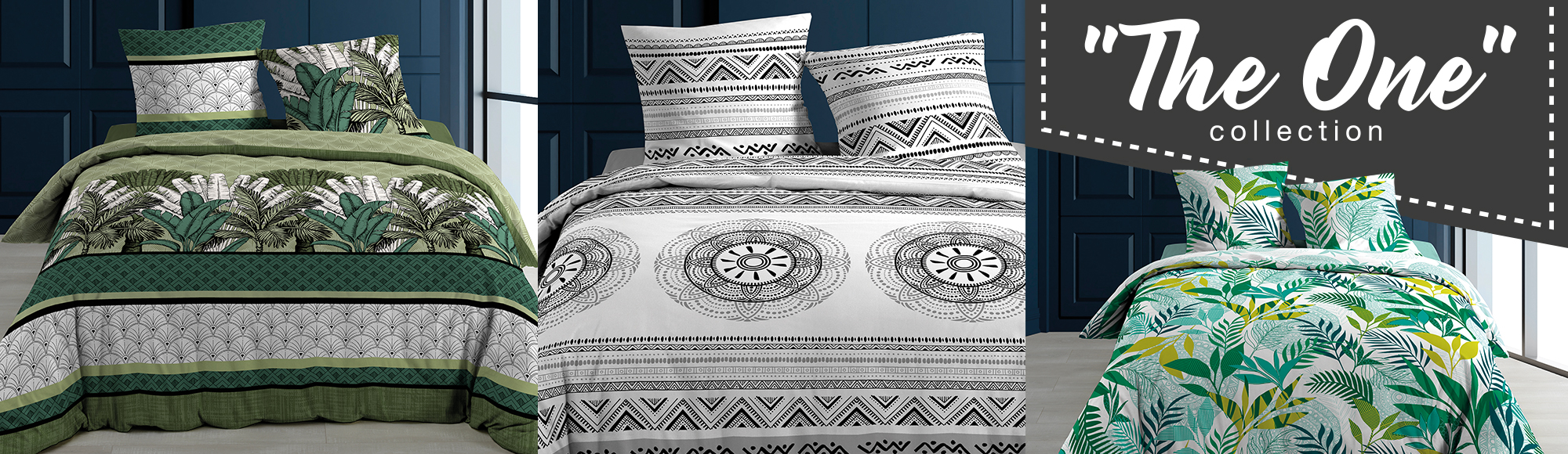 U10 - Fournisseur en decoration d'interieur - marque douceur d'interieur - linge de lit - 57 fils - the one collection