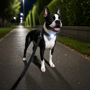 Love Story - Collier pour chien avec lampe intégrée