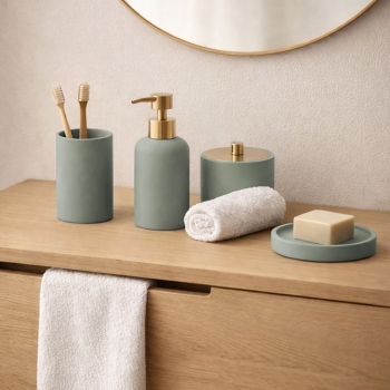 douceur d'intérieur - Oria accessoires sauges salle de bain